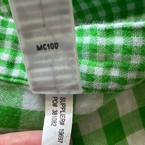 Ralph Lauren Men’s Green Lined Cotton Casual Button Down Shirt Size XL - Picture 7 of 12